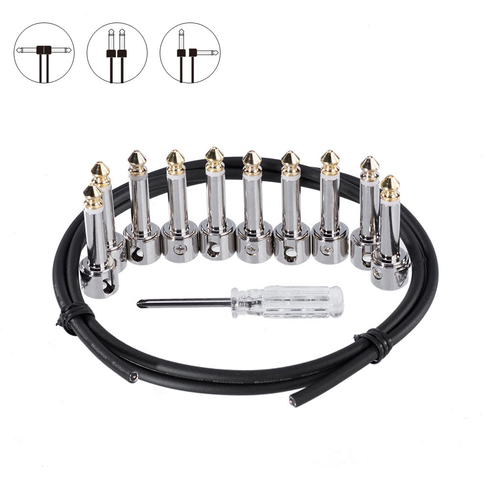 IVU POK-02 kit showing straight and right-angle plug configurations
