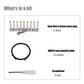 IVU POK-02 contents: ten 6.35 mm mono plugs, 3 m AWG23 cable and screwdriver