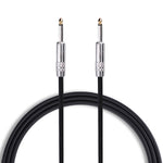 IVU Live instrument cable with two straight 1/4-inch TS plugs