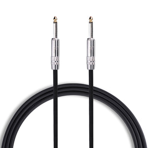IVU Live instrument cable with two straight 1/4-inch TS plugs