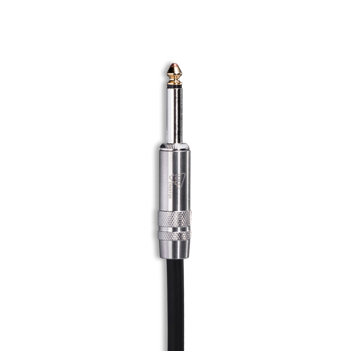 IVU Live Cable straight 1/4-inch TS plug with metal housing