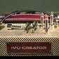 IVU Creator dual-hole 1/4-inch solderless plugs displayed on a guitar amplifier