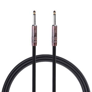 IVU Studio instrument cable with two straight 1/4-inch TS plugs