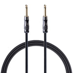 IVU Player instrument cable with two straight 1/4-inch TS plugs