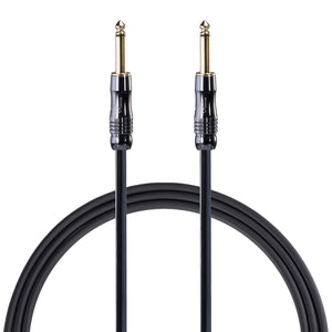 IVU Player instrument cable with two straight 1/4-inch TS plugs
