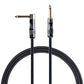 IVU Player instrument cable with straight and right-angle 1/4-inch TS plugs