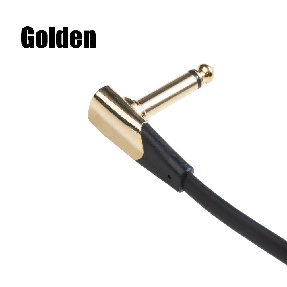 IVU FPC-415 gold-finish right-angle 1/4-inch TS plug close-up