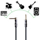 IVU Player cable with straight and right-angle plugs for compatible instruments